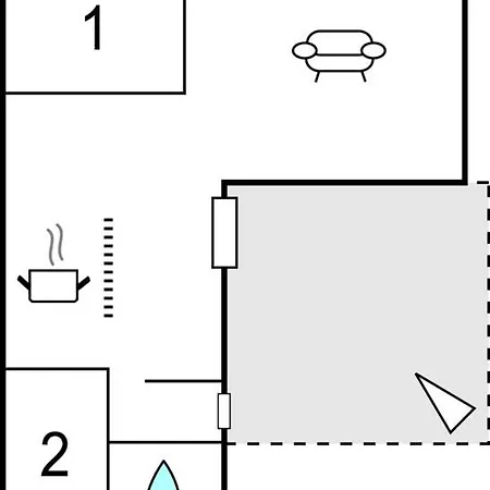 2 Bedroom Cozy In Feriehus *